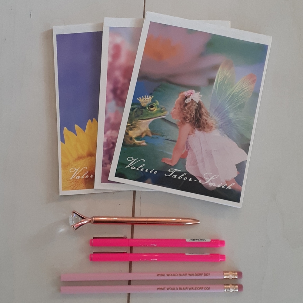 % Perfectly pink stationery bundle!